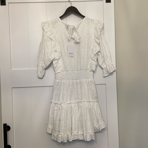 NWT Misa Los Angeles Doutzen dress in white - Picture 5 of 10